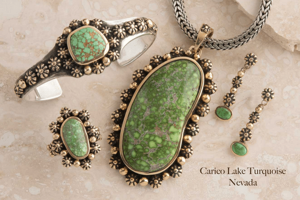 AMERICAN GEMSTONE: CARICO LAKE TURQUOISE